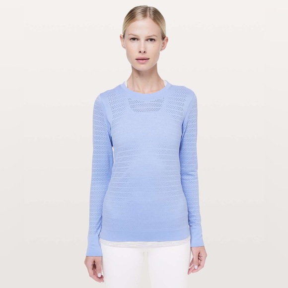 Lululemon “Breeze By” Long Sleeve Top in Lavender Dusk - Picture 5 of 13